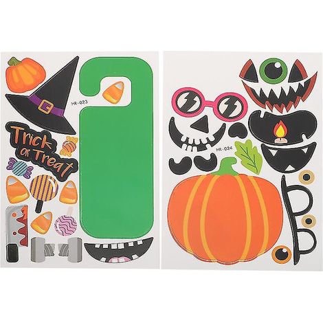 3er-Set Halloween-Aufkleber für Halloween-Dekorationen