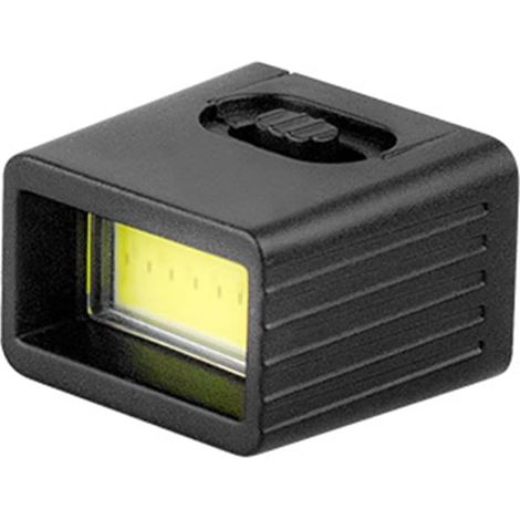 Petite lampe de poche LED 9 V alimentée par batterie - Convient pour le camping et l'extérieur - Petite lampe de poche