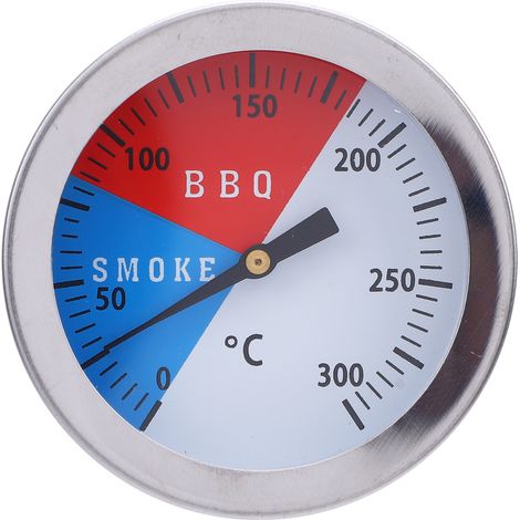 Thermomètre à aiguille en acier inoxydable pour four, idéal pour la cuisson au barbecue en extérieur et en cuisine (0-300 °C). (1/5)