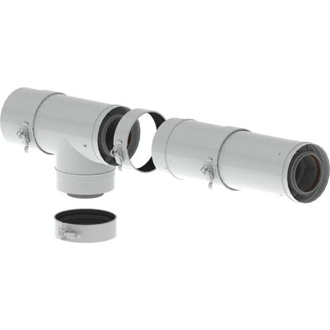 Remeha Kit de base PPS RUA2/1, DN 80/125, Mur extérieur au-dessus du toit, M82106