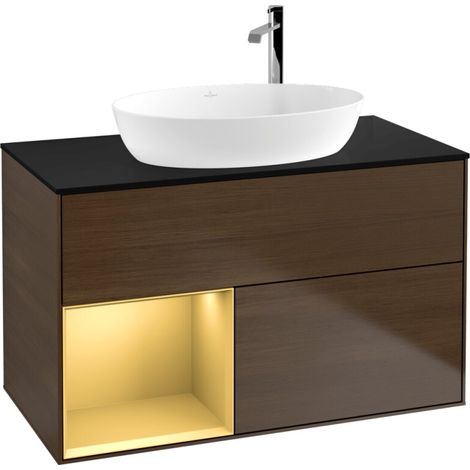 Villeroy & Boch F892HFGN meuble sous-lavabo Finion F89 (1/2)