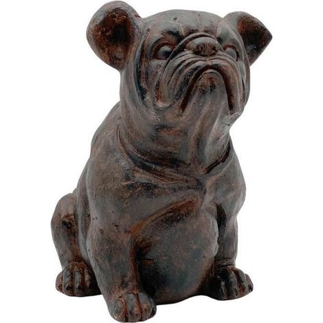 Sitting Dog Garden Ornament - L30 x W30 x H33 cm