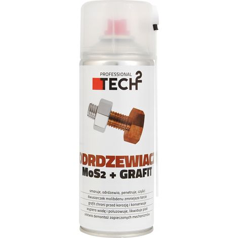 Tech2 MoS2 antiruggine + grafite 400 ml 1 pz.