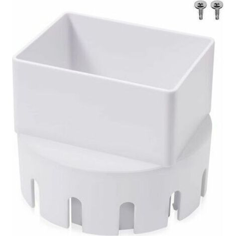 Ahlsen Fallrohr-Adapter, Fallrohr-Adapter aus Kunststoff für Dachrinnen-Fallrohr (geeignet für 7,6 x 10,2 cm Abfluss)