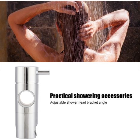 Support de pommeau de douche rond coulissant pour barre de levage, accessoires de douche de salle de bain DCR-1067CP-24 (1/5)