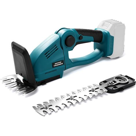 Taille haie électrique sans Fil pour Batteries 18V, 2 en 1 Taille Haie et Cisaille à Gazon, 2 Lames, Taille Haie avec clé de Sécurité,Convient pour l'élagage des Arbres (sans Batterie) (1/5)