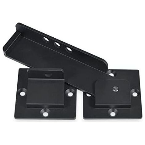 Loquet de portail rabattable de 19,1 cm avec trou de cadenas, loquet de porte réglable en alliage d'aluminium robuste de 4 mm pour porte coulissante et battante, portail extérieur, cl (1/5)