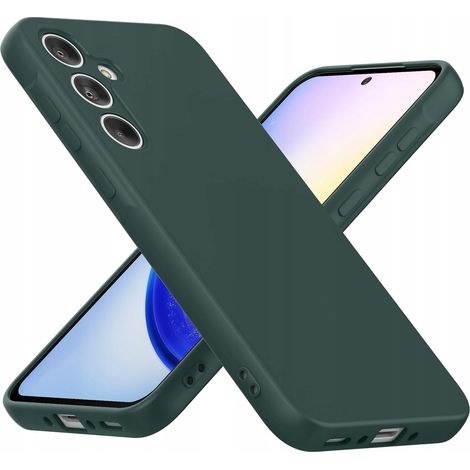 Custodia verde sottile in silicone per Samsung Galaxy A35 5G 2024. (1/3)