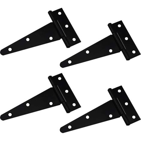 Startseite  Dreiecksscharniere  Verzinkte T-Scharniere (4 Stück, 5 Zoll (schwarz lackiert)) für den Werkzeugraum (1/5)
