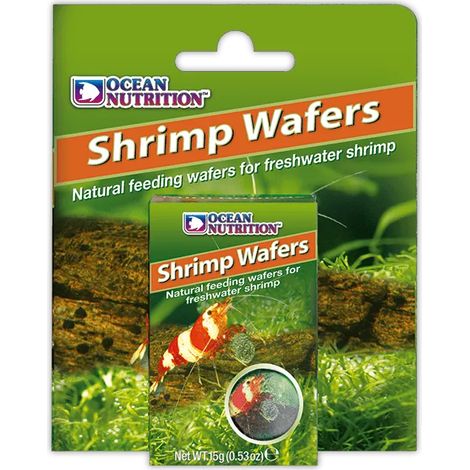 Ocean Nutrition Shrimp Wafers - Alimento Completo para Gambas de Acuario - 15 g