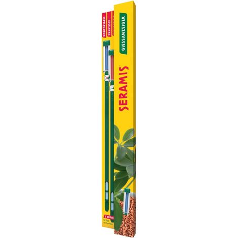 SERAMIS® Gießanzeiger groß (26 cm), 2 Stück Pflanzgefäß-Bewässerungshilfen (1/4)