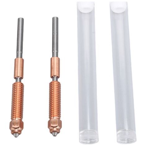 Buse d'imprimante 3D 2 pièces 0.6mm 600 mm/s double jeu de métaux pour Ender 3 V3 Plus K1C (1/5)
