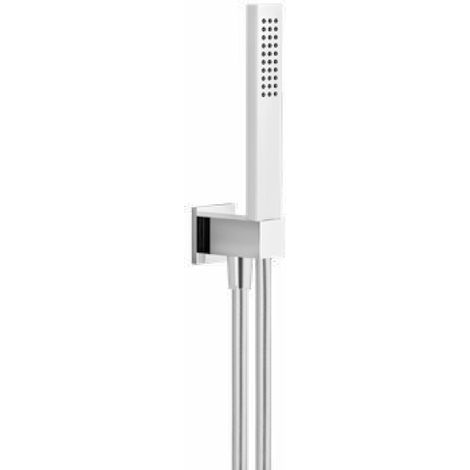 SCELTO DA DESIVERO Kit supporto doccia con presa acqua flex 150 cm doccia 1g anticalcare metal codice prod: DSV13956