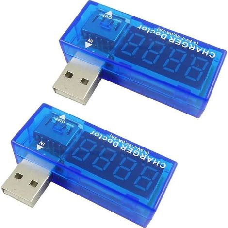 USB Mini Affichage multimètre numérique Chargeur Doctor Détecteur de Courant Testeur de Tension voltmètre électricité et testeur (1/5)