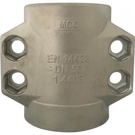 STRECKEN - Klemmschalen f. Dampfarm.EN14423 32-34mm SS STRECKE (1/2)