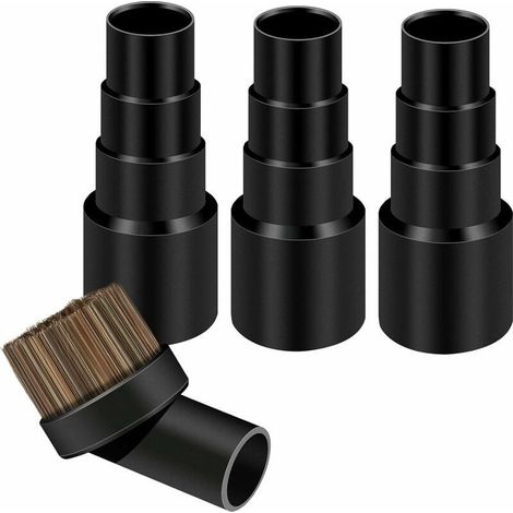 Saugrohradapter – PVC – Verstellbarer Durchmesser 21 bis 35 mm – Für Staubabsaugsysteme – 4er-Pack (1/5)