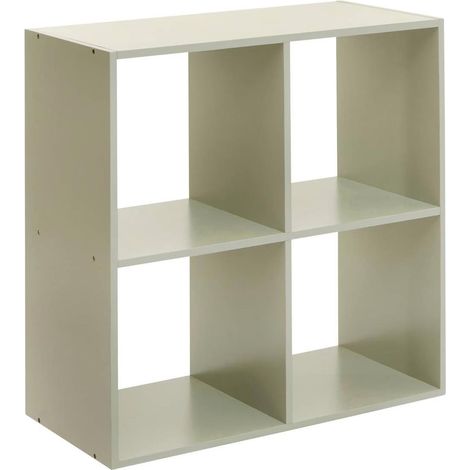 Étagère Enfant 4 Cases "Mix n'Modul" 63cm Vert (1/2)