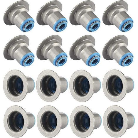 Kit de 16 joints de queue de soupape en fer pour voiture, remplacement 12482063 pour LS, compatible avec Chevrolet Express et GM (1/5)