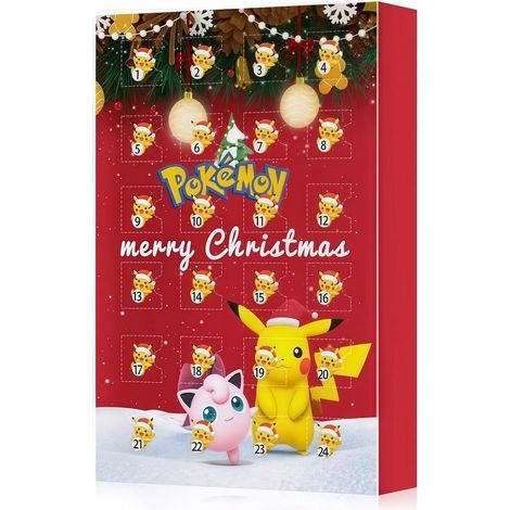 Calendrier De Lavent 2025 - Figurines Anime - Décor De Noël - Compte À Rebours De 24 Jours - Cadeau Pour Enfants Et Ados - Lot De 24 Pièces (1/4)