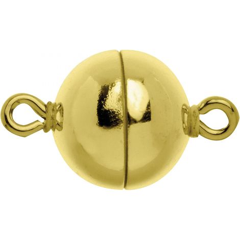 Glorex Magnetverschluss Muggel 10 mm goldfarben Schmuckbasteln (1/2)