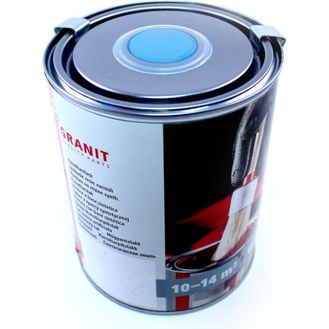Peinture Vernis bleu céleste RAL 5015 WILCKENS GRANIT Bidon de 2,5 l