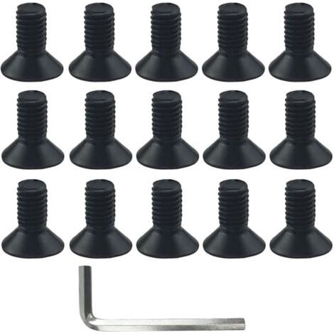 Pair Lntyq Tête de Tondeuse en Aluminium tête de Tondeuse en Nylon vis de Tondeuse à Gazon tête de Tondeuse à Gazon Pinceau Fixation du Couteau avec 1 clé (1/5)