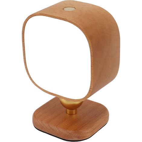Lampadaire mural magnétique en bois de frêne, portable, carrée, veilleuse LED dimmable, fixation murale, lumière de chevet, lampe sans fil, design scandinave (1/5)