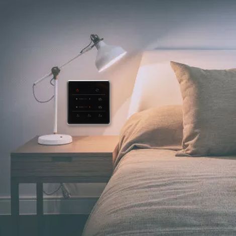 Intelligentes multifunktionales Touchpanel, intelligentes Dimmpanel, graffitiresistent, Bluetooth-Fernbedienung, szenariobasierter intelligenter Schalter (1/5)