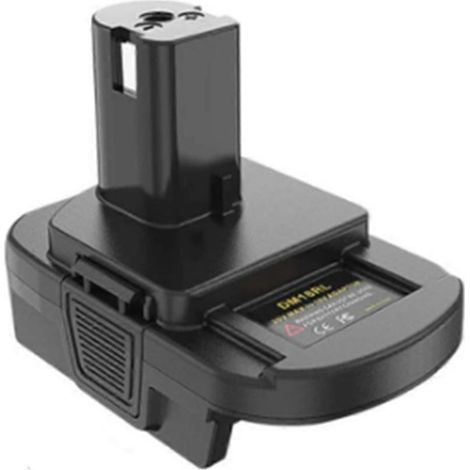 Adaptateur convertisseur de batterie pour batterie Dewalt 18V-20V vers batterie RYOBI 18V Lithium&Ni-NH&Ni-CD pour P108 P105 (1/5)
