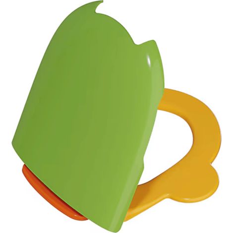 Asiento de inodoro infantil VitrA Sento Kids verde y amarillo