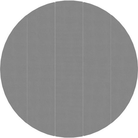 vidaXL Telo Sotto Piscina Grigio Chiaro Ø550 cm Geotessile