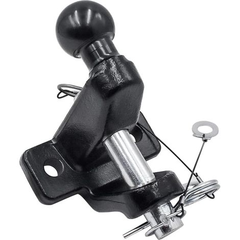 Attelage Remorque avec Boule Attelage Ø50mm, Crochet Attelage Force de Traction 3,5t, pour Tracteur Voiture Camion Auto (1/5)