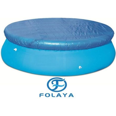 Bâche de piscine - FOLAYA - Ronde - 183 cm - Imperméable - Résistante aux intempéries (1/4)