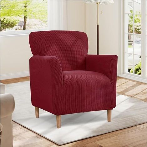 Armchair Cover Armchair Cover Armchair Cover Armchair Cover Armchair Cover Furniture Protector Armchair Cover Burgundy (1/5)