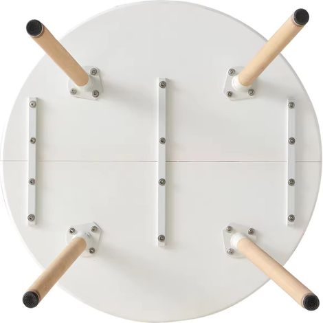 Table avec chaises table ronde et 4 chaises de salle à manger assorties style moderne 1 table – (1/3)