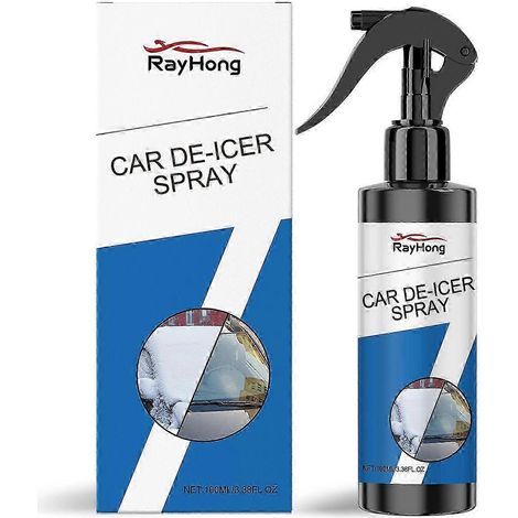 Spray dégivrant pour pare-brise et vitres de voiture, 1 unité, pour un déneigement et un dégivrage rapides. (1/4)