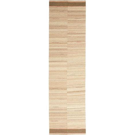 Authentique tapis d'Orient kilim pour couloir fait main 67x259 beige (1/5)