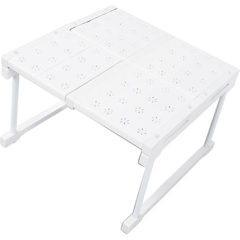 Étagère de placard extensible, étagère de rangement réglable pour placard, largeur 48 cm, hauteur 32 cm, longueur 37-48 cm (1/5)