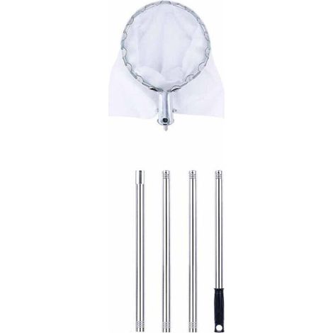 Cueille-Fruits Réglable 1,6m avec Sac de Rangement Léger - Perche Télescopique pour Pommes, Poires, Agrumes et Pêches
