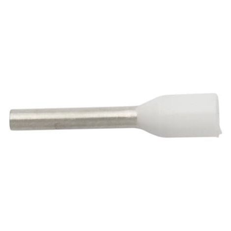 Terminale a ghiera isolato HI 0,75/10 bianco E08KH-02010102501 /500 pezzi/