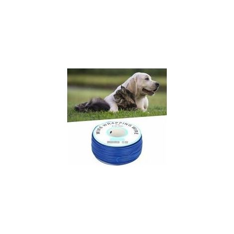 Fil de clôture pour animaux de compagnie 300m/984ft chien clôture électrique fil de bobine fil enterré solide système de clôture électrique pour chien - fil de bobine (1/4)