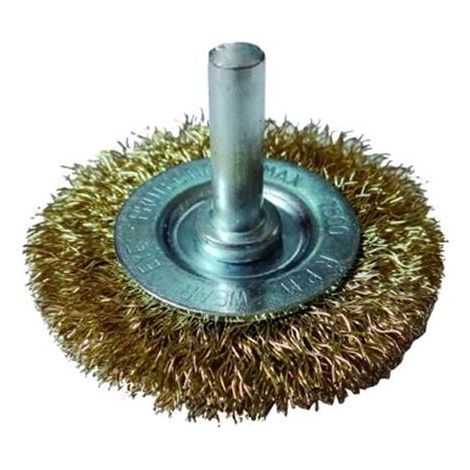 Spazzole Circolari Fili Ondulati Gambo 6X25 Mm.  20X10 Cf.12Pz
