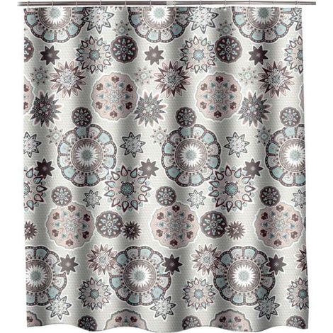 Rideau de Douche,220x200cm en tissu Polyester,Rideau Baignoire beau pour Salle de Bain (1/4)