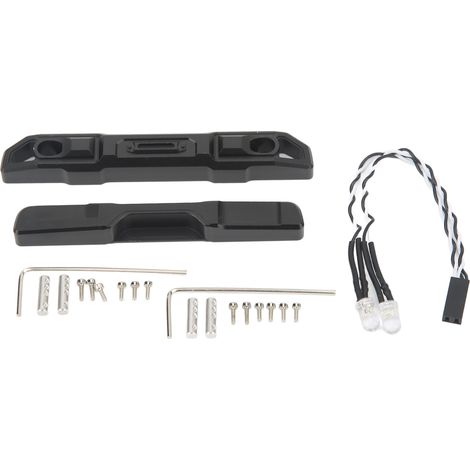 Pare-chocs avant et arrière en alliage d'aluminium professionnel pour voiture RC AXI00005 AXI00002, échelle 1/24 (1/5)