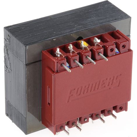 Transformateur pour circuit imprimé, Vin V c.a., Vout 12V c.a., 2 sorties, 6VA ( Prix pour 1 )