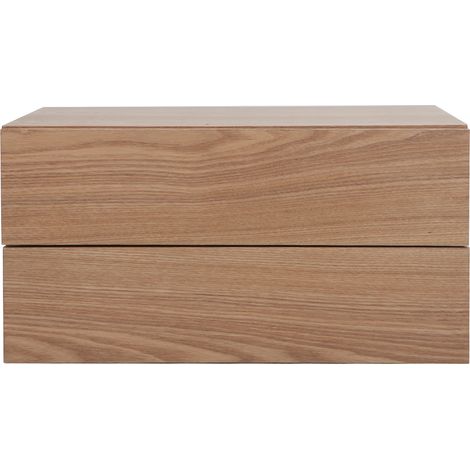 Design-Ablagekasten Holz 2 Schubladen MAX
