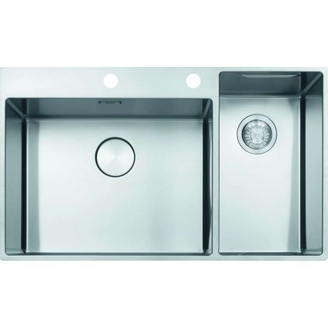Franke BWX 220-54-27 TL. Tipo di lavello: Lavello montato su piano, Forma del lavandino: Rettangolare, Materiale del lavandino: Acciaio inox. Larghezza: 860 mm, Profond... - BWX22054272 - 127.0538.259 (1/5)