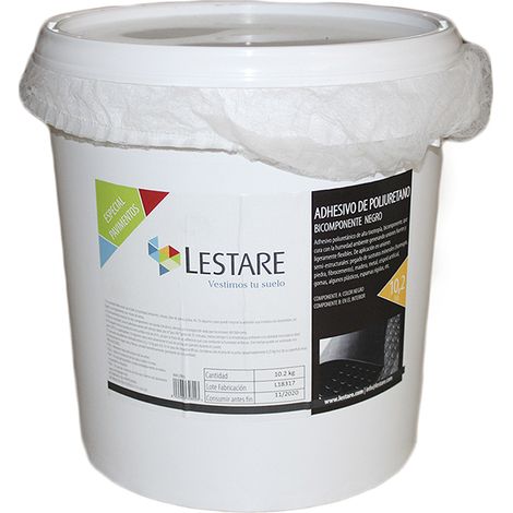 LESTARE MAL0905 Cola Bicomponente 10,2kg Negro - ref: MAL0905