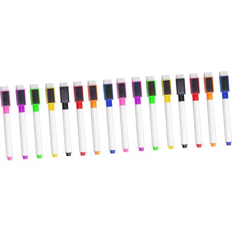 magnétiques pour tableau blanc 40 pièces 8 couleurs noir