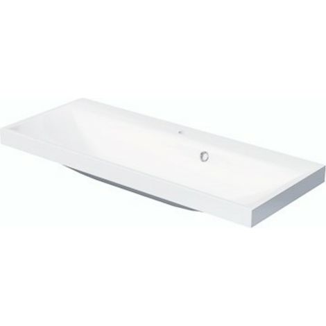 Lavabo meuble Naturel Cube Way 100x40 cm trou pour robinet au milieu (CU10050)